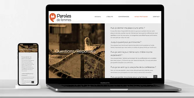site Paroles de Femmes Barcelone